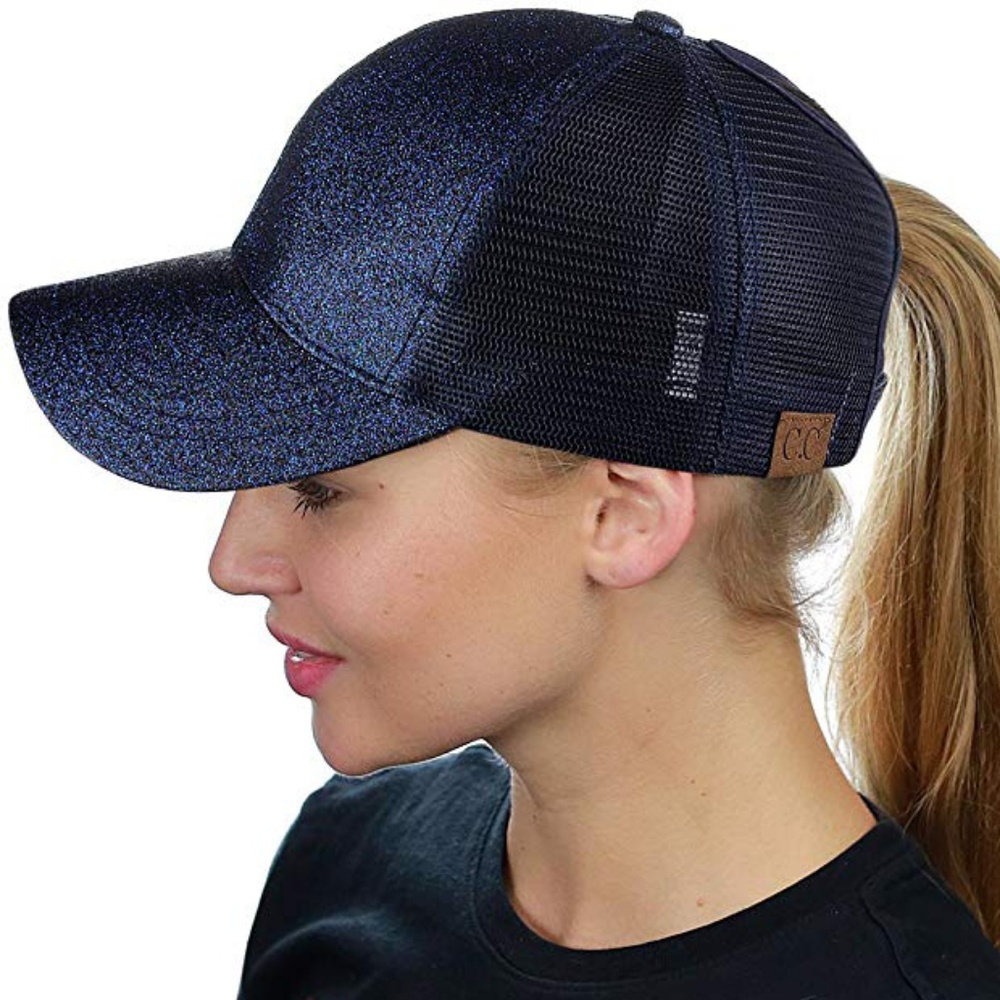 Women's High Pony Tail Trucker Hat